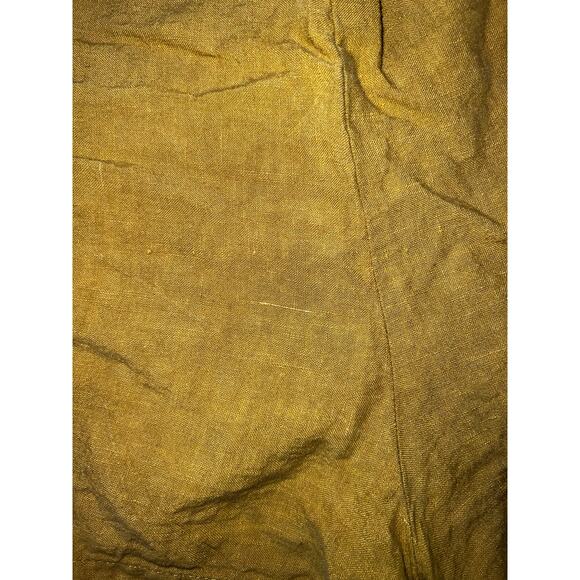 Eve Gravel Eve by the sea olive green women's linen shorts size large size - Picture 5 of 6